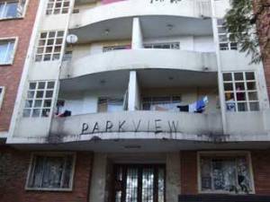 Parkview Apartments, Hillbrow. Now a shadow of its former self